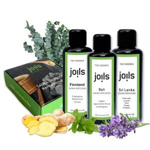 Sauna Aufgussöl von Joils 3er Set Finnland Bali Sri Lanka