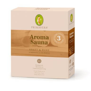 Sauna Aufgussöl von Primavera 3er Set Kraft und Ruhe