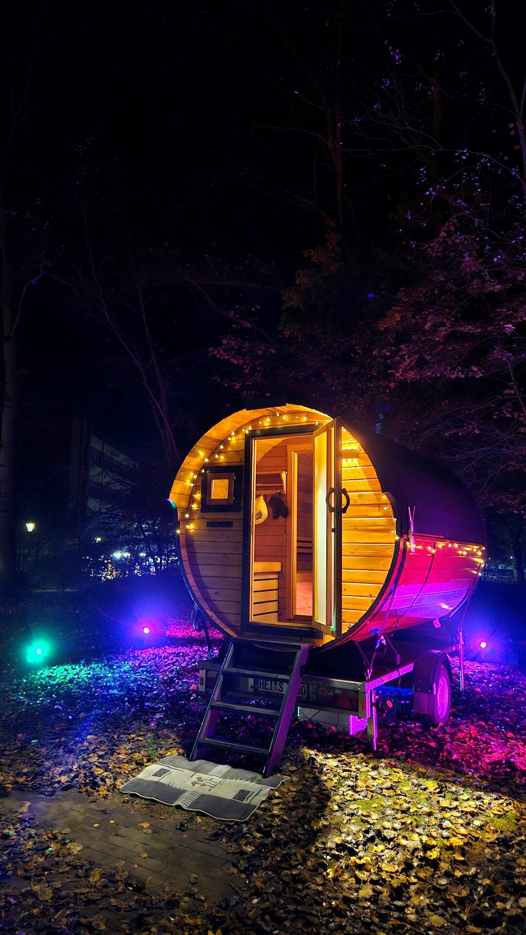 Sauna Front LED-Beleuchtung