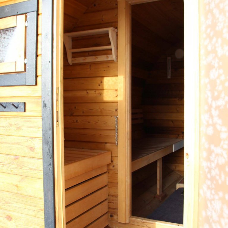 Sauna Vorraum Innenansicht