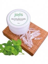 Mentholkristalle_25g_02eb63ed-5aef-4f6f-a535-6c348c498a85_384 Sauna Mentholkristalle von Joils